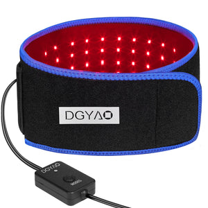 DGYAO 2023 New Red Light Therapy Belt for Body Back Pain Relief USB-connected Portable Infrared Light Therapy Device