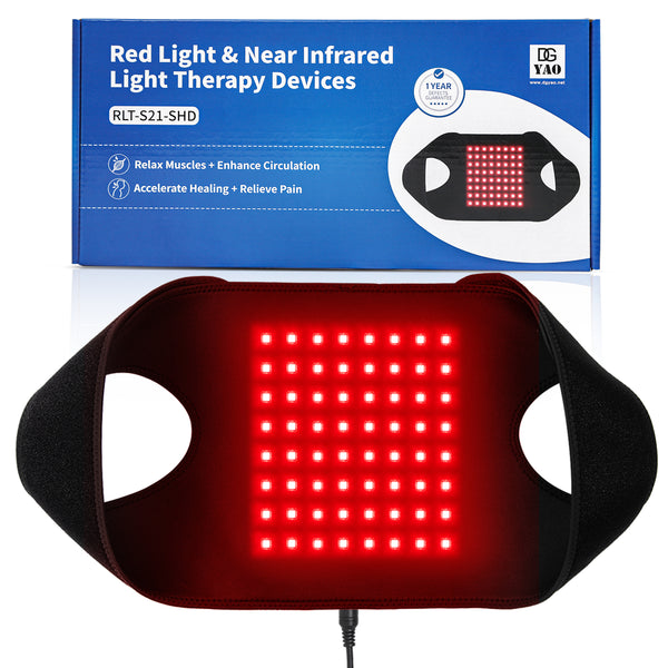 DGYAO Red Light & Infrared Light for Shoulder Back- Muscle Relaxation LED Light Heating Pad Home Use