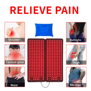 DGYAO Red Light Therapy for Whole Body Muslce Relax with 880NM Near Infrared Light Large Pad