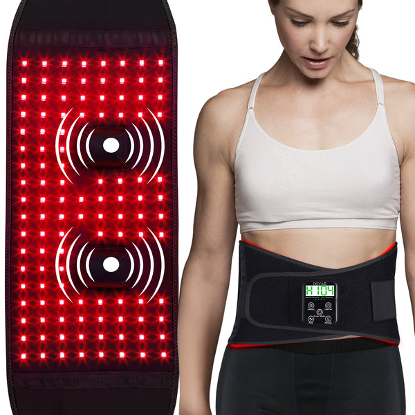 DGYAO New Red Light Therapy Belt for Back Pain with 850nm Infrared light Cordless