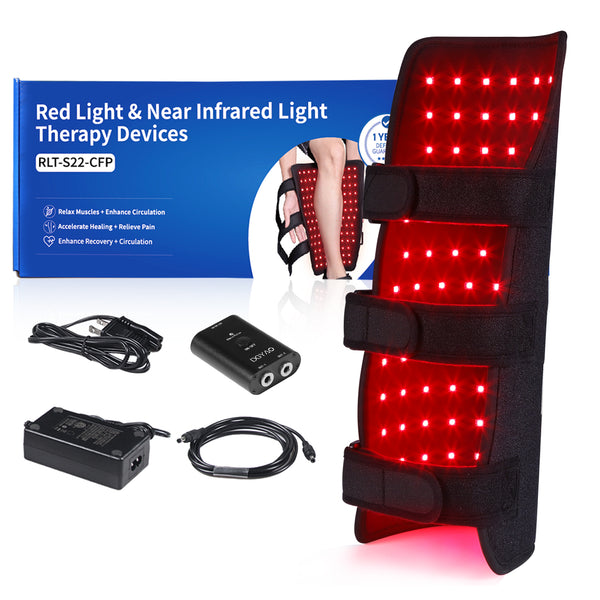 DGYAO Portable Red Infrared Light Pad for Leg Arm with Pulse Mode and Timer Device Home Use