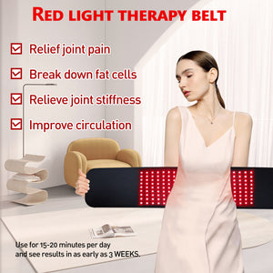 2025 Heating Red Light Wasit Belt - Body and Muscle Relaxation Large Pad Home Use