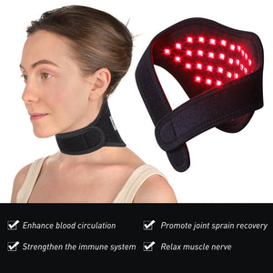 DGYAO Infrared & Red Light for Neck Wearable Neck Light Pad Home Use Device Portable