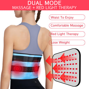 DGYAO 2022 New Red Light Therapy Belt with Vibration & Massage, 850nm 660nm Near Infrared Light Therapy Device for Pain Relief, Weight Loss, Recovery - L