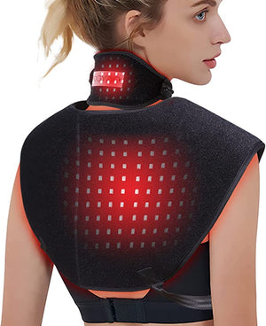 DGYAO 2022 Newest 880NM Infrared & Red Light Therapy Device for Neck & Shoulder Pain Relief LED Light Therapy Pad