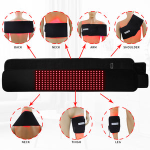 Red Light Therapy Belt 3 IN 1 120W LED Infrared Light Therapy Wrap for Body Back Pain Relief (Newly Design)