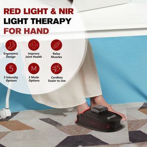 DGYAO Red Light Therapy Slippers for Feet Toes LED Infrared Light Therapy Wrap Pad New Technology (2 Pads)