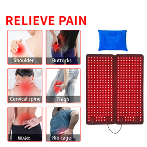 DGYAO Red Light Therapy for Whole Body Muslce Relax with 880NM Near Infrared Light Large Pad