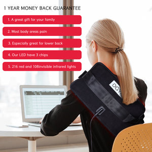 DGYAO New Red Light Therapy Belt for Body Waist Calf Back Pain Relief Near Infrared Light Therapy Wrap Weight Loss