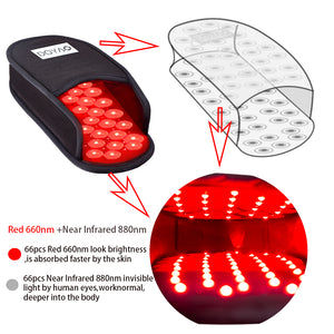 DGYAO Red Light & Infrared Light for Feet- Body and Muscle Relaxation LED Light Heating Slippers Home Use