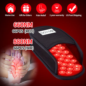 DGYAO Red Light Therapy Slippers Feet Toes Muscle Pain Relief 880NM Infrared Light Therapy for Feet Pad