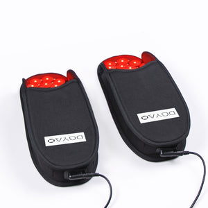 DGYAO Red Light Therapy Device Slippers for Foot Pain Relief LED Infrared Light Therapy Pad (Two Pad)