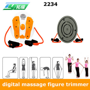 Waist Trimmer Set Exerciser Breathable Adjustable Sweat Belt For Women&Men, Waist Twisting Disc Trainer with 6 Magnets Foot Massage Balance Board&Resistance Band, Home Fitness Equipment for Home Gym