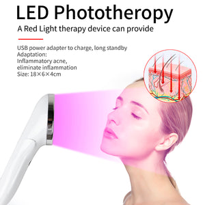 DGYAO Wireless LED Light Therapy Handheld Device for Face